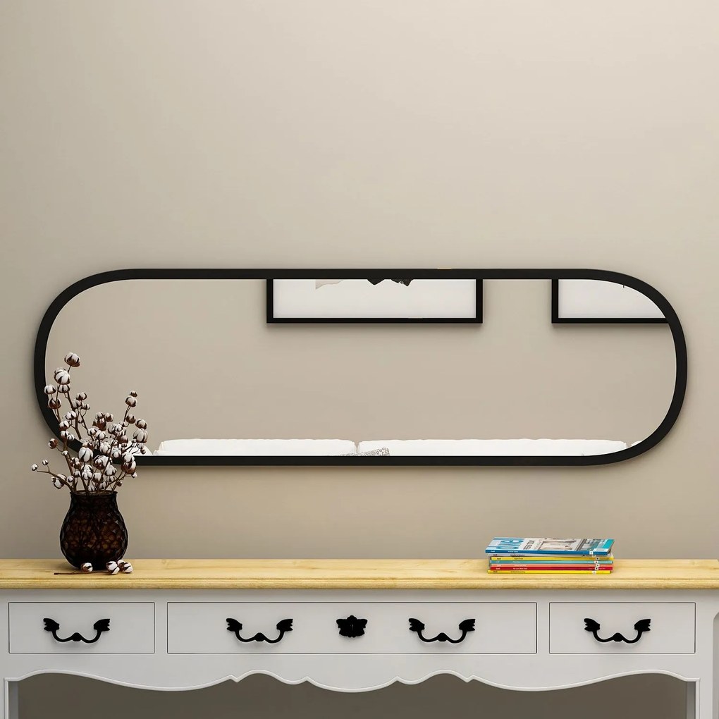 Espelho Magnum – Preto – 40 cm x 120 cm