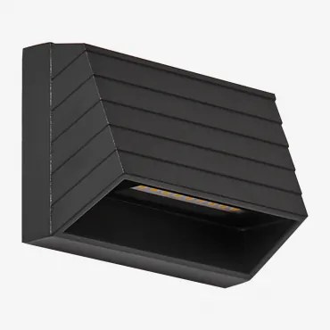 Aplique De Parede Led Para Exterior Em Alumínio Nolise Preto - Sklum