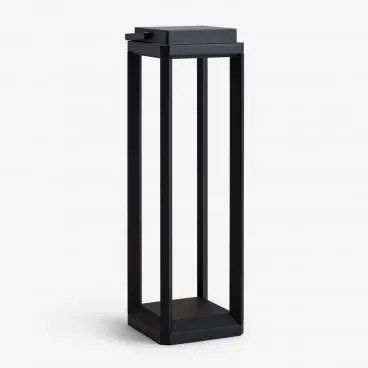 Lâmpada De Mesa Solar Led Sem Fios Para Exterior Nualla Preto & ↑50 Cm - Sklum
