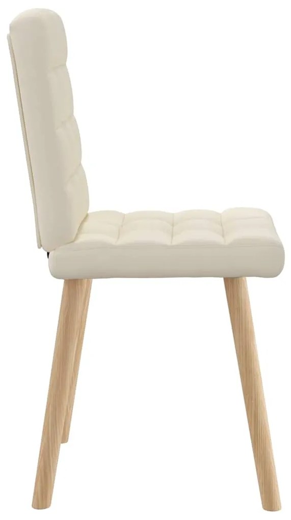 Cadeiras de jantar 4 pcs linho