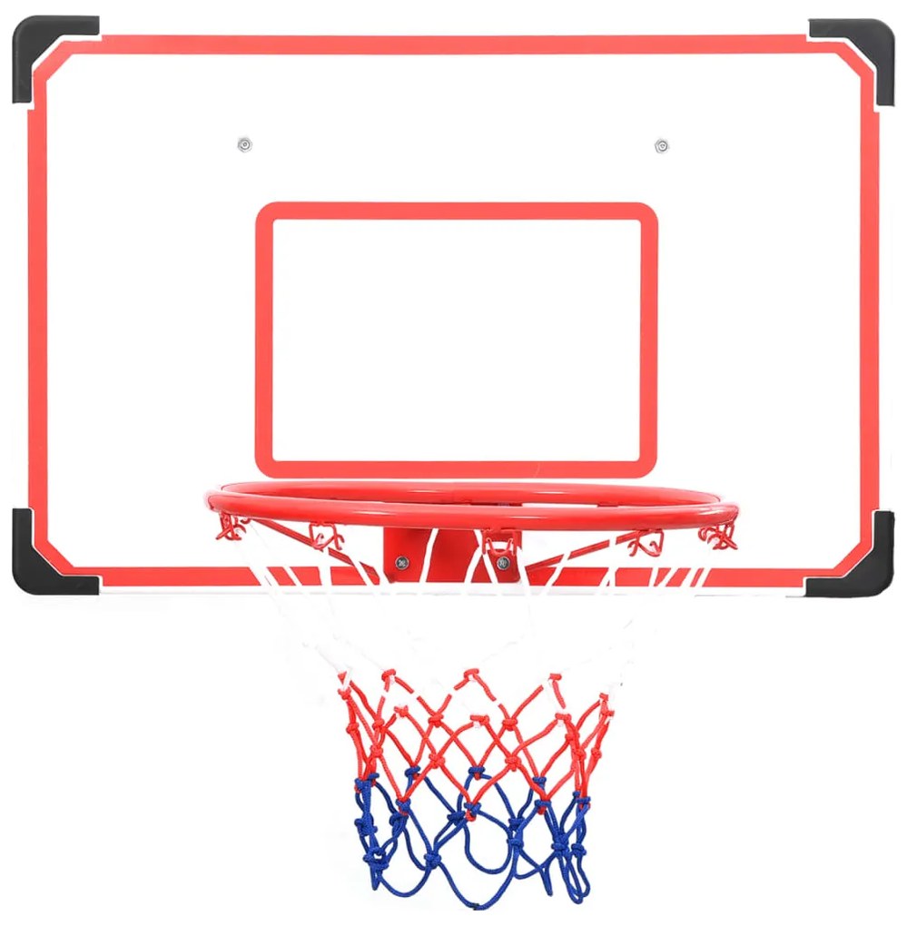 80353 vidaXL 5 pcs conjunto tabela basquetebol para montar na parede
