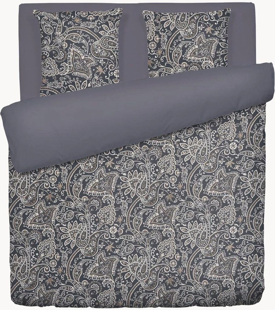 Conjunto de roupa de cama em cetim de algodão Indienne, vários tamanhos