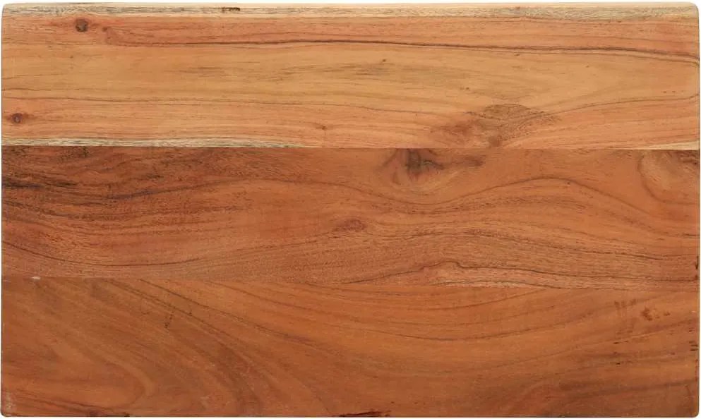 vidaXL Tampo de mesa retangular 40x30x3,8 cm madeira de acácia maciça