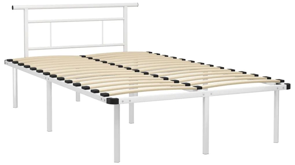 Estrutura de cama 120x200 cm metal branco