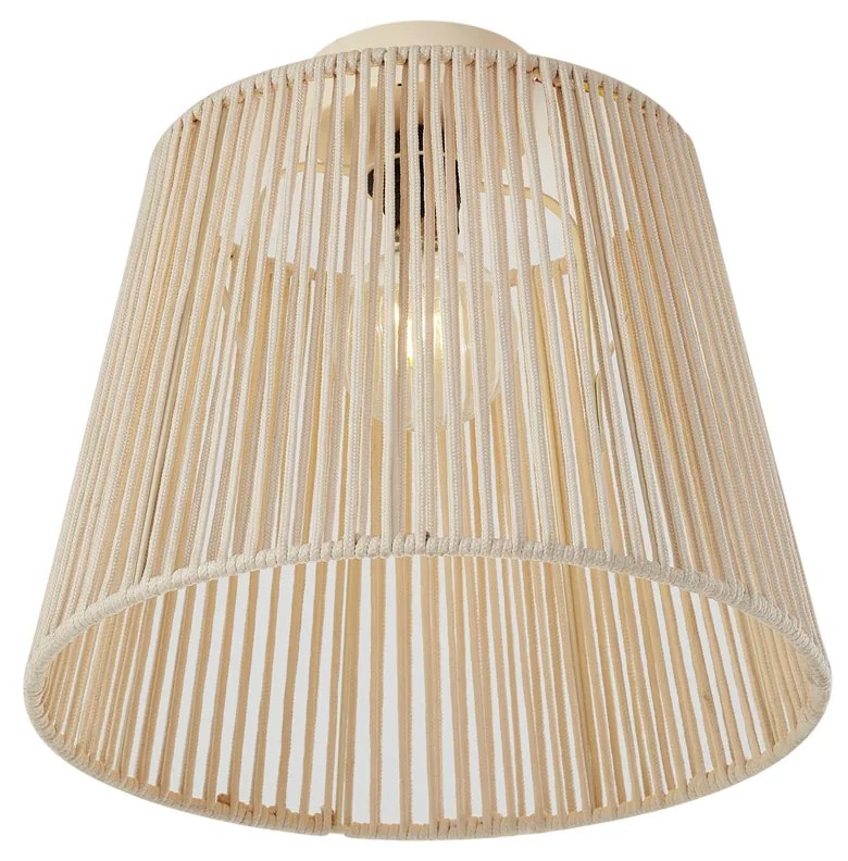 Plafon de exterior com corda bege IP54 - Jayla Japandi