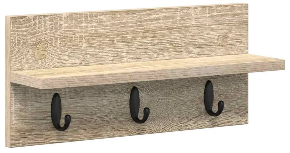 Cabideiro de Parede Carvalho sonoma 40 x 10.5 x 18 cm