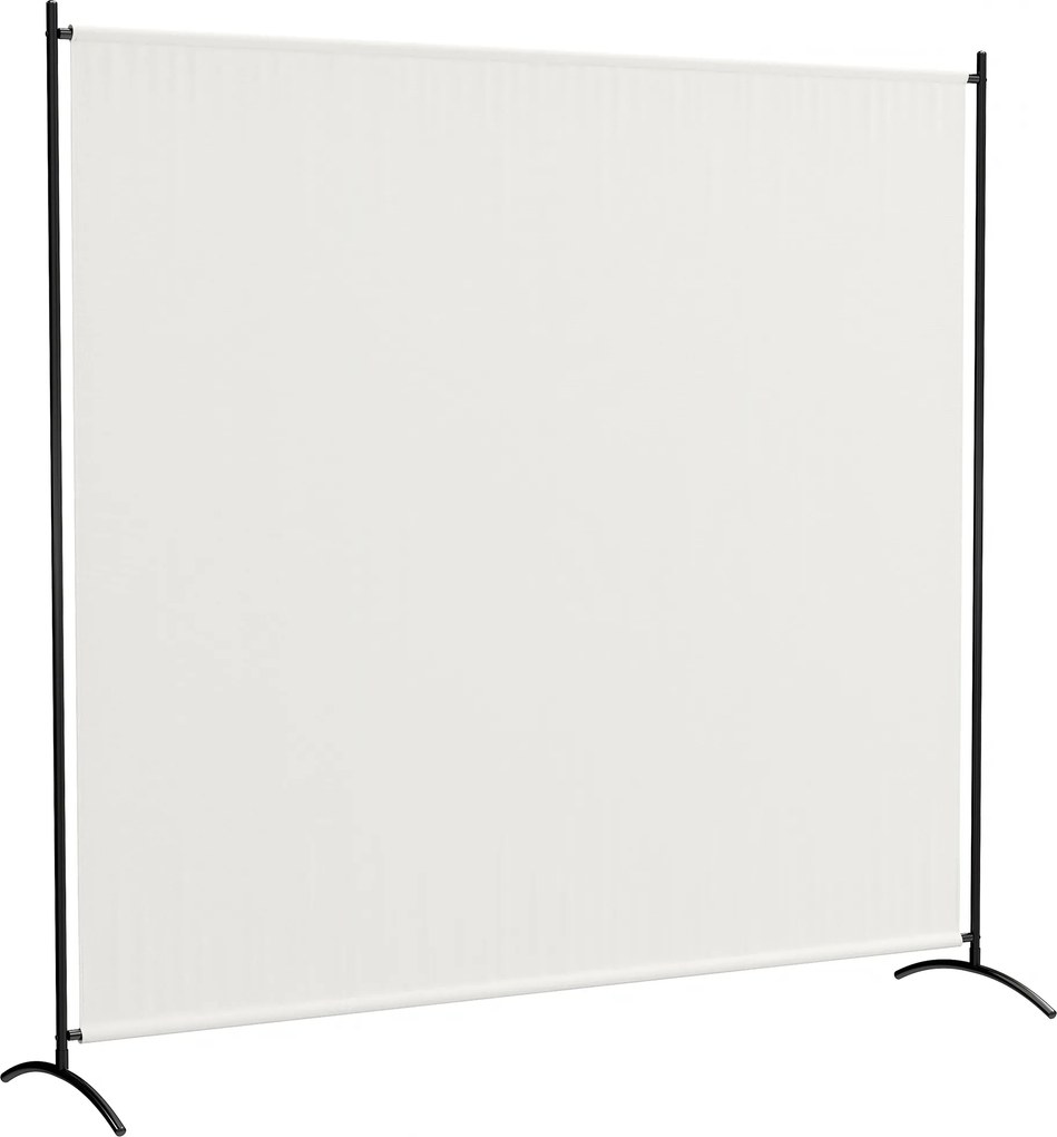 Outsunny Biombo Exterior de Painél Único Separador de Ambiente de 180 cm com Proteção UV30+ Bege | Aosom Portugal