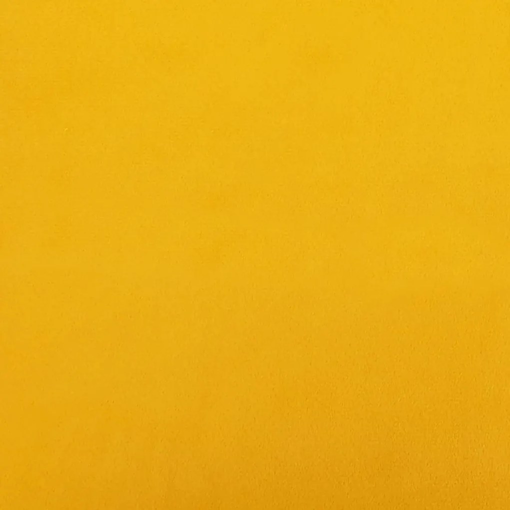 Apoio de pés 78x56x32 cm veludo amarelo
