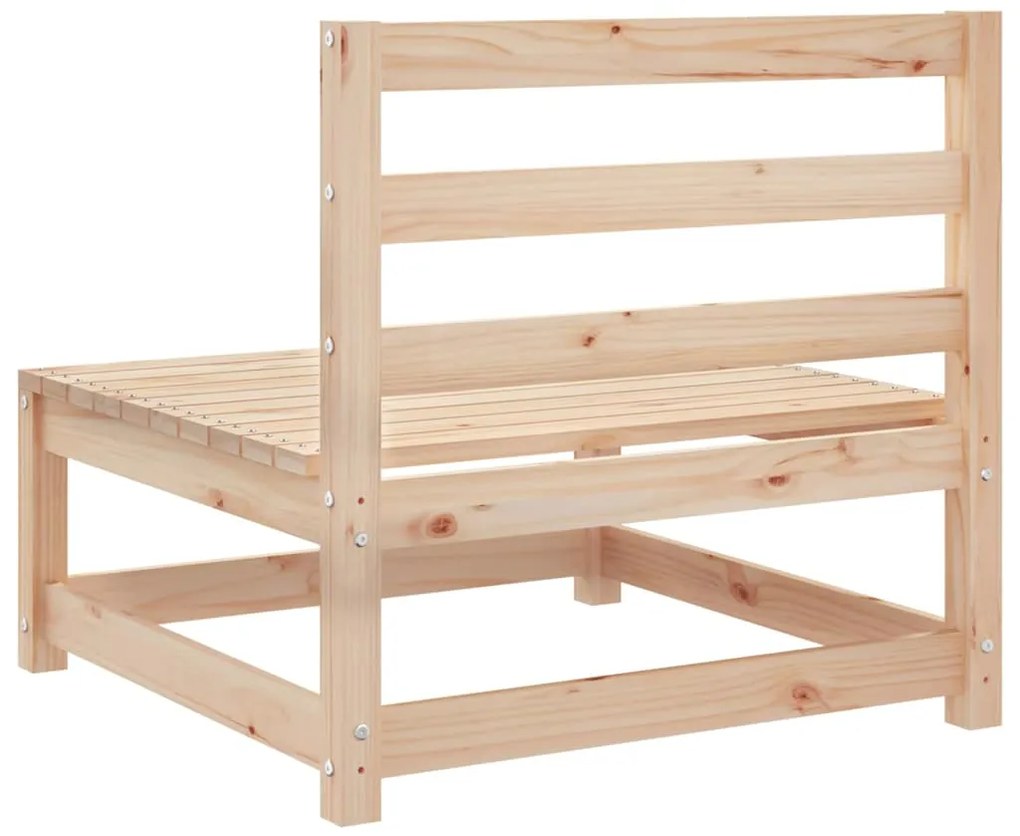 Sofás sem Apoio p/ Braços para Jardim - 2 pcs - 70x70x67 cm - Pinho Ma
