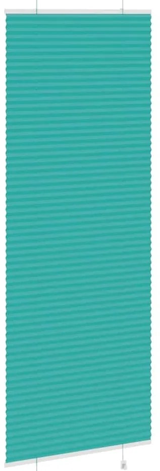 Gasolina verde Plissada Cega 80x200 cm Largura Tecido 79,4 cm