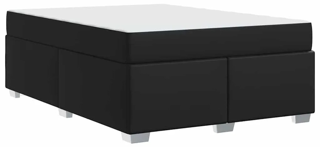 Estrutura da Cama Outros Preto 160 x 200 cm Couro sintético
