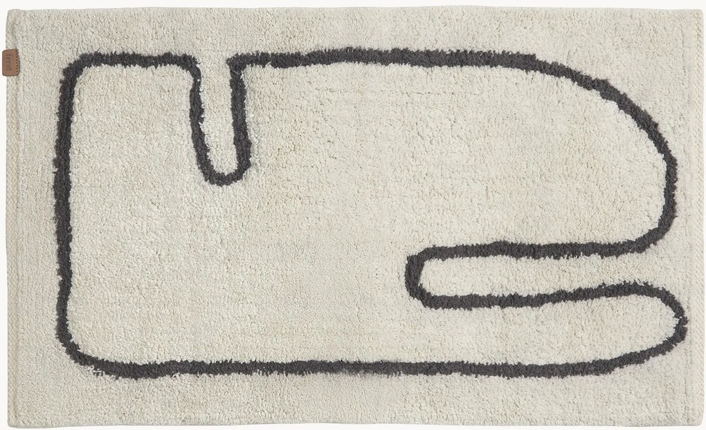 Tapete de banho em algodão orgânico lavável Lay