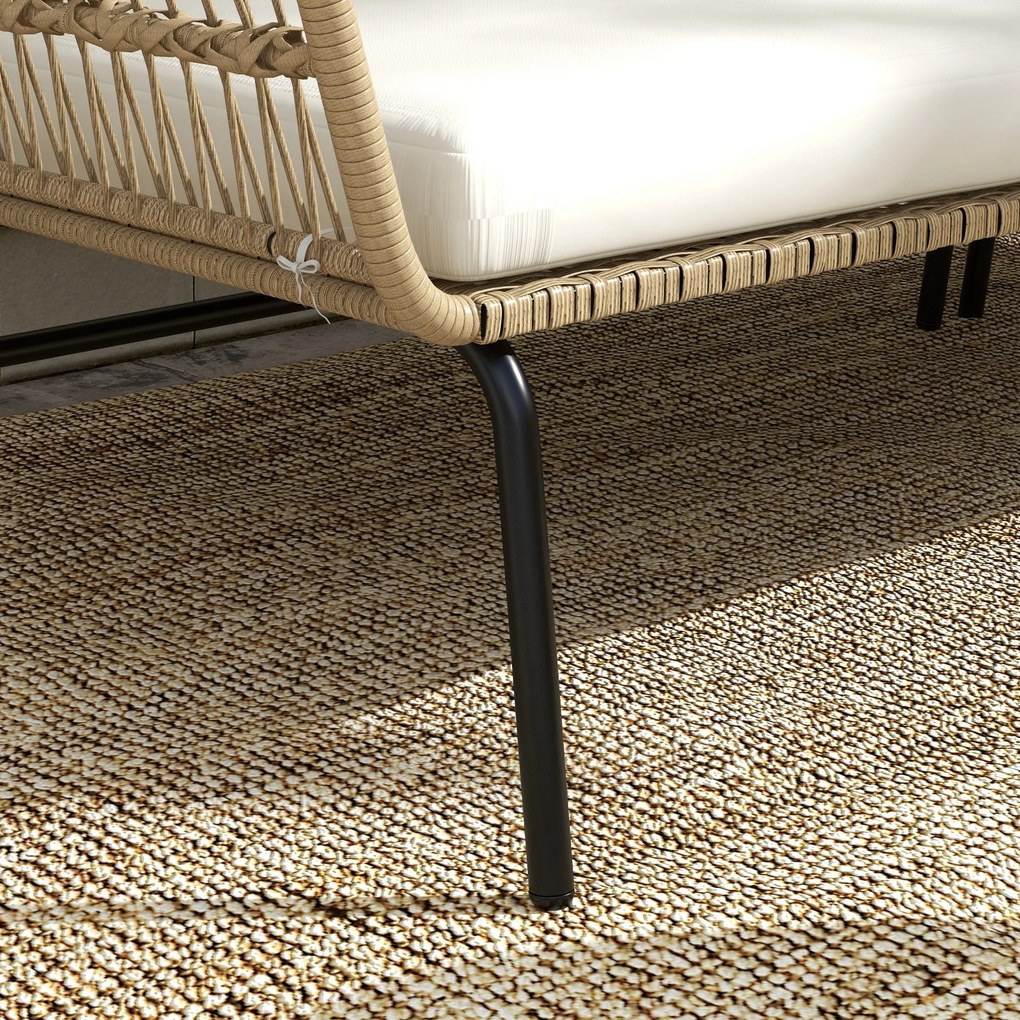 Conjunto Lounge de Jardim Avignon – Sofá 2 Lugares, Chaise Longue e Me