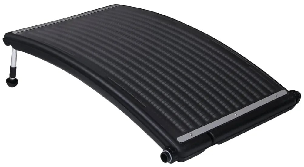 Painéis de aquecimento solar curvos p/ piscina 3 pcs 110x65 cm