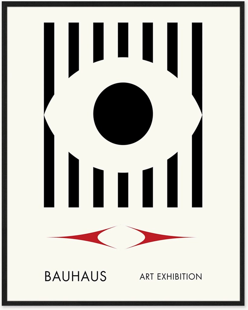 Impressão digital emoldurada Bauhaus Art Exhibition