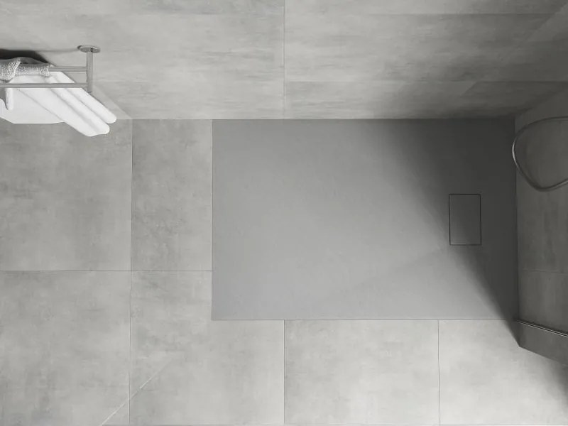 Mexen Hugo base de duche retangular SMC 120 x 80 cm, cinza - 42618012