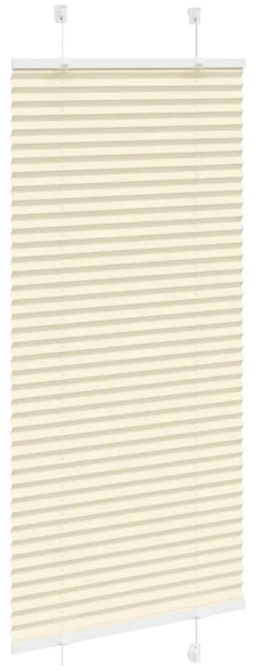 Creme Plissada Cega 55x150 cm Largura Tecido 54,4 cm Poliéster