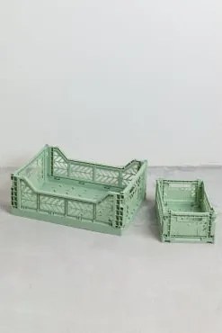 Conjunto De 2 Caixas Dobráveis E Empilháveis De Plástico Doli Tropa - Sklum