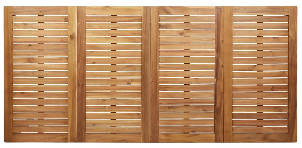Conjunto de Jantar de Jardim vidaXL 7 Peças Madeira Sólida Teca