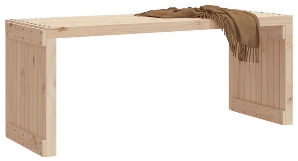 Banco de jardim extensível 212,5x40,5x45 cm pinho maciço