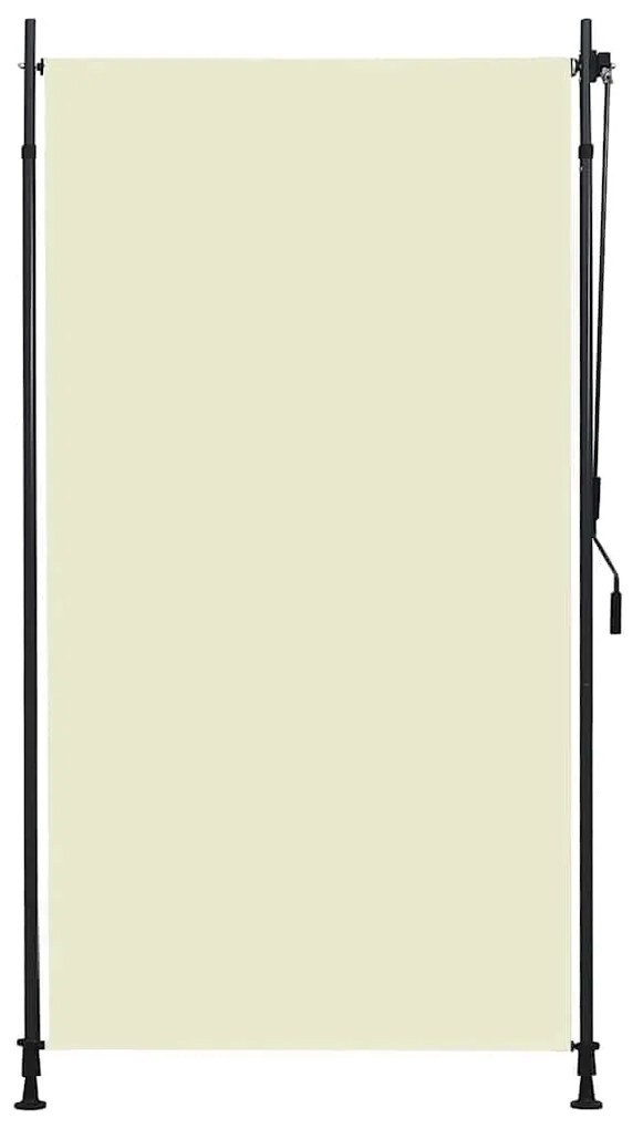 Estore de rolo para exterior 120x270 cm creme