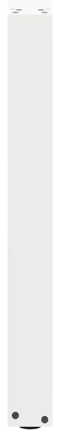Pés de mesa de jantar em forma de U, 2 peças, branco, 100x (72-73) cm,