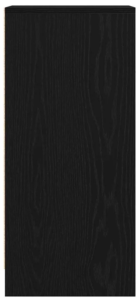 Aparador 29,5x34x76 cm derivados de madeira carvalho preto