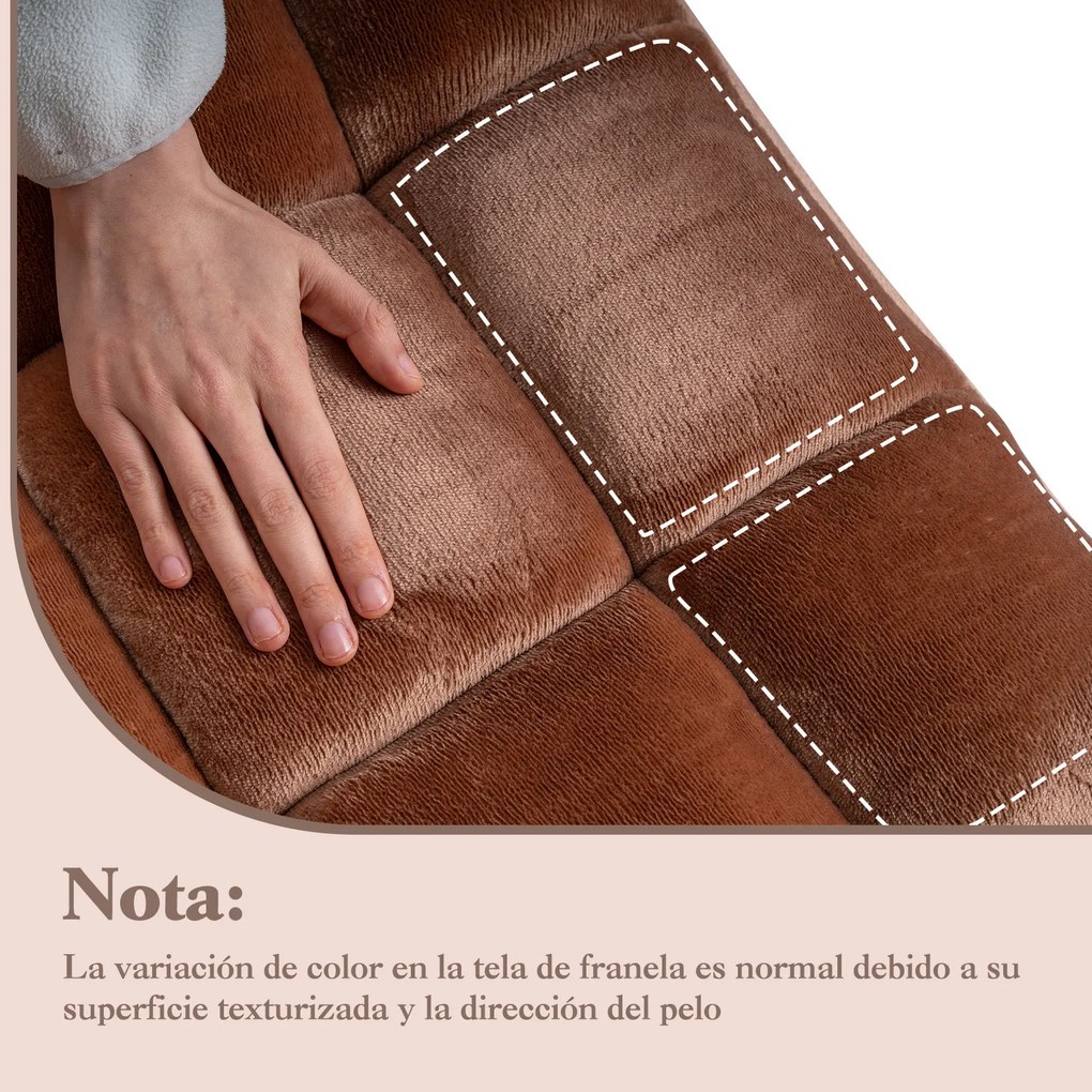 Sofá de chão dobrável 60 x 49,5 x 51 cm com encosto de 14 posições e enchimento de espuma macia para meditação, leitura e yoga Café