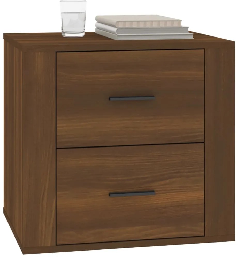 Mesa de cabeceira 50x39x47 cm cor carvalho castanho