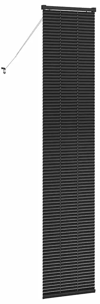 Persiana de Janela com cortinas Outros Manual Preto 40 x 220 cm Alumín