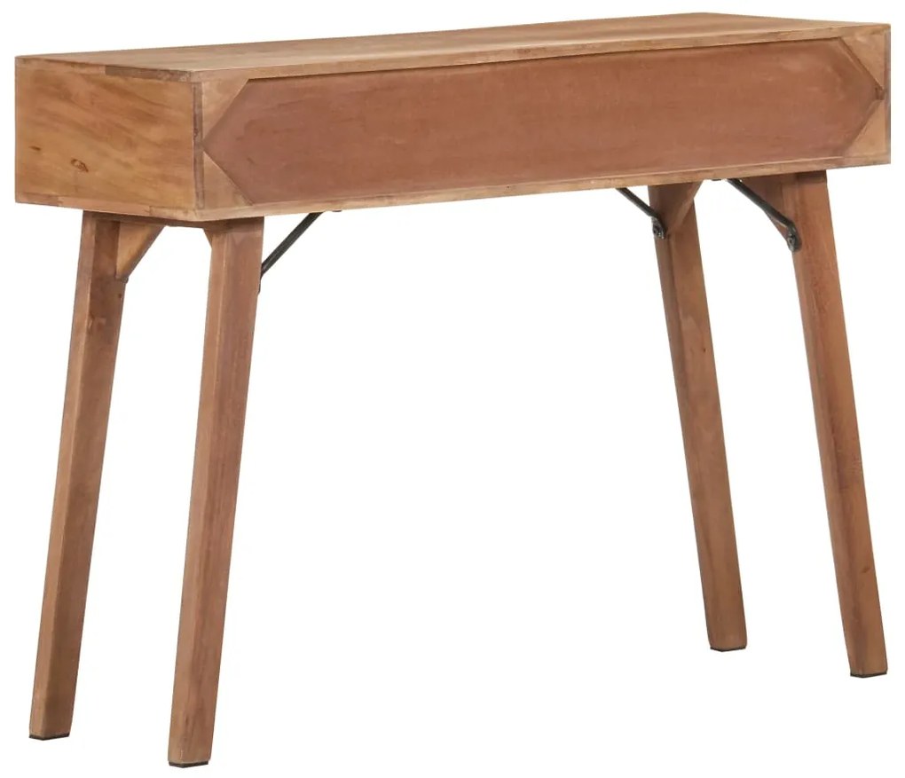 Mesa consola 100x35x76 cm madeira de mangueira maciça