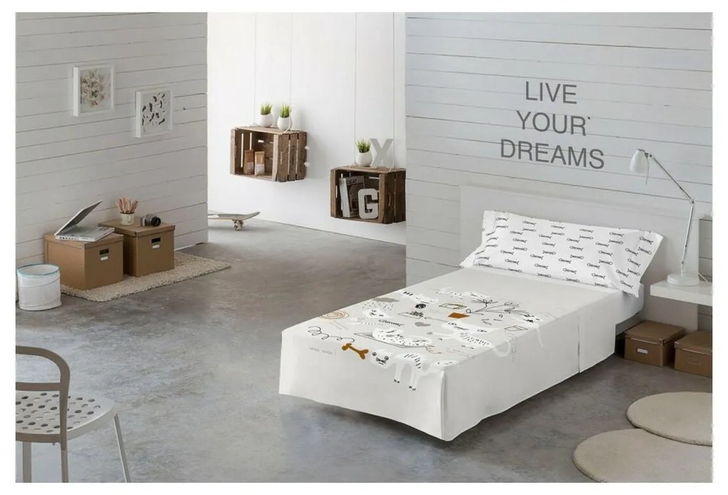 Lençol de cima Panzup Gatos 2 210 x 270 cm (Casal)