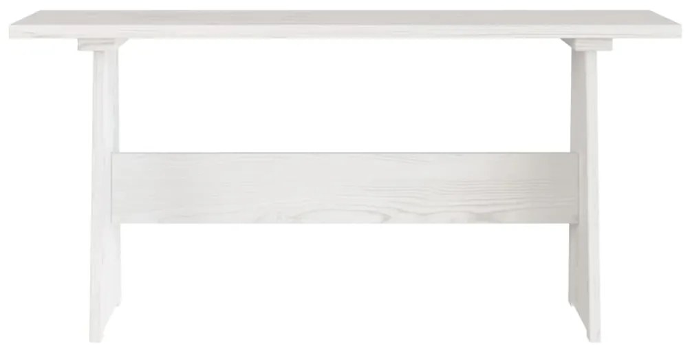 3 pcs conjunto de jantar REINE madeira pinho maciça branco