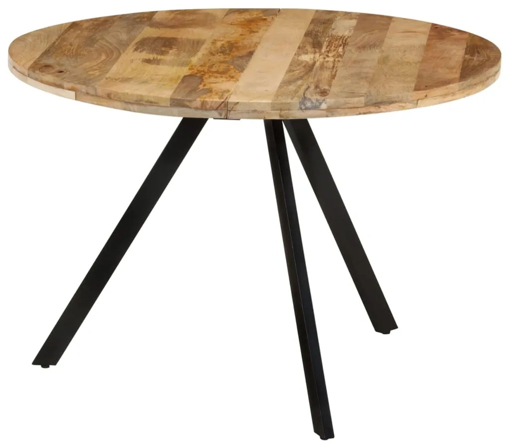 Mesa de jantar 110x75 cm madeira de mangueira maciça