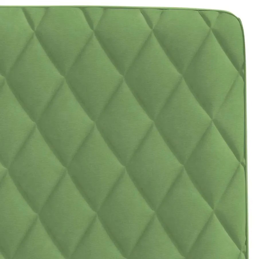 Cadeiras de jantar 2 pcs veludo verde-claro