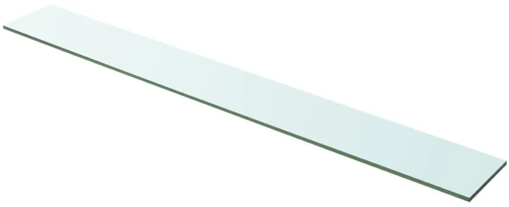 Prateleiras 2 pcs 100x12 cm vidro transparente