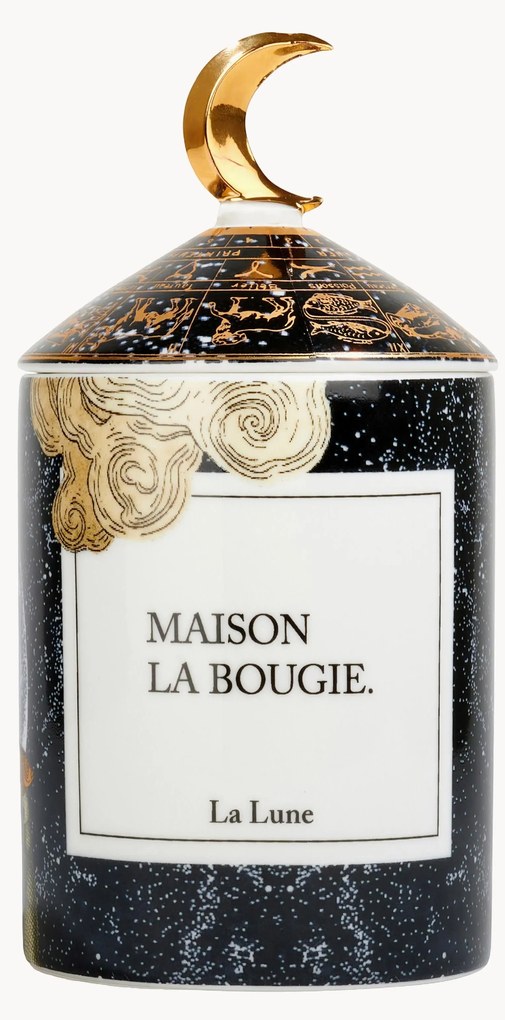 Vela perfumada artesanal La Lune (bergamota, limão e figo)