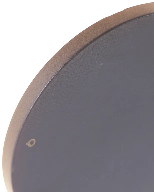 Candeeiro de parede design cinzento 16,5 cm com LED - Skyf Moderno,Design