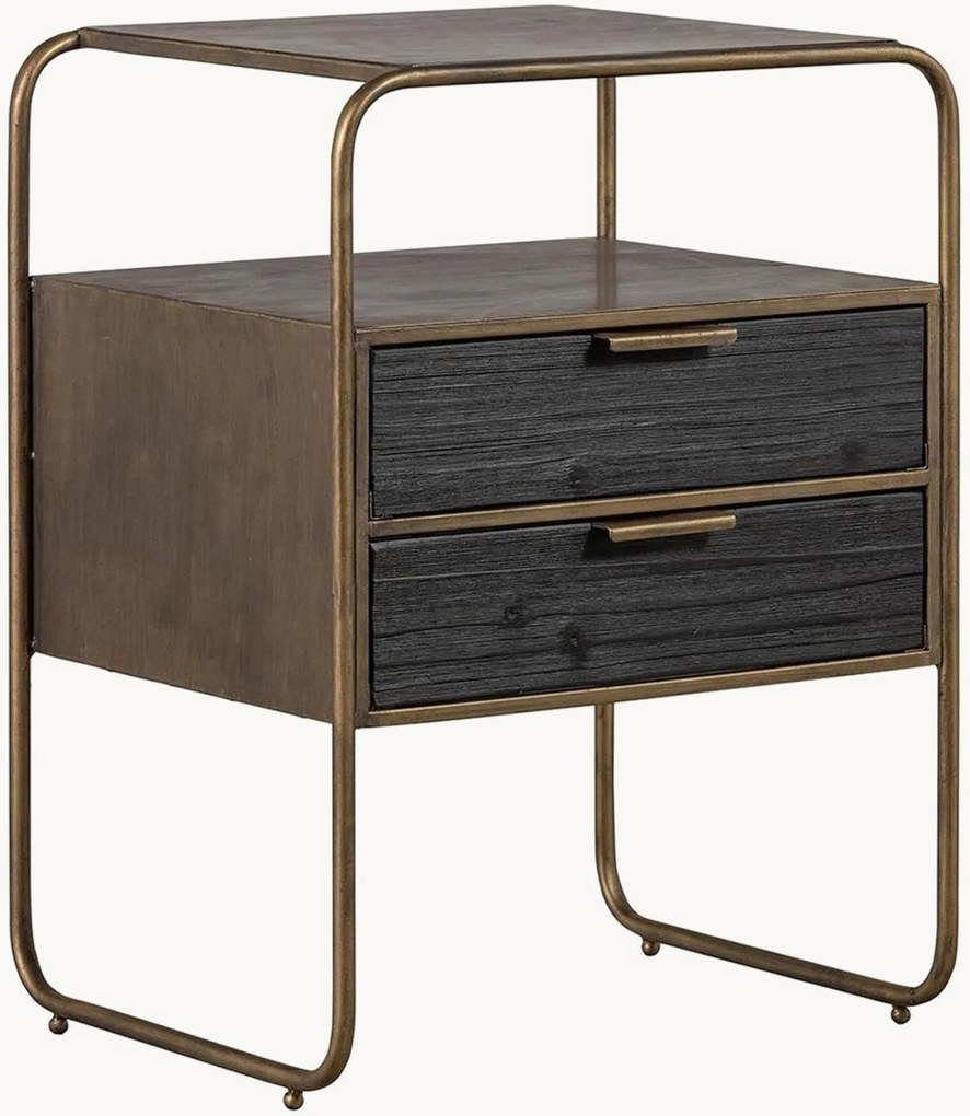 Mesa de cabeceira com gavetas Polite