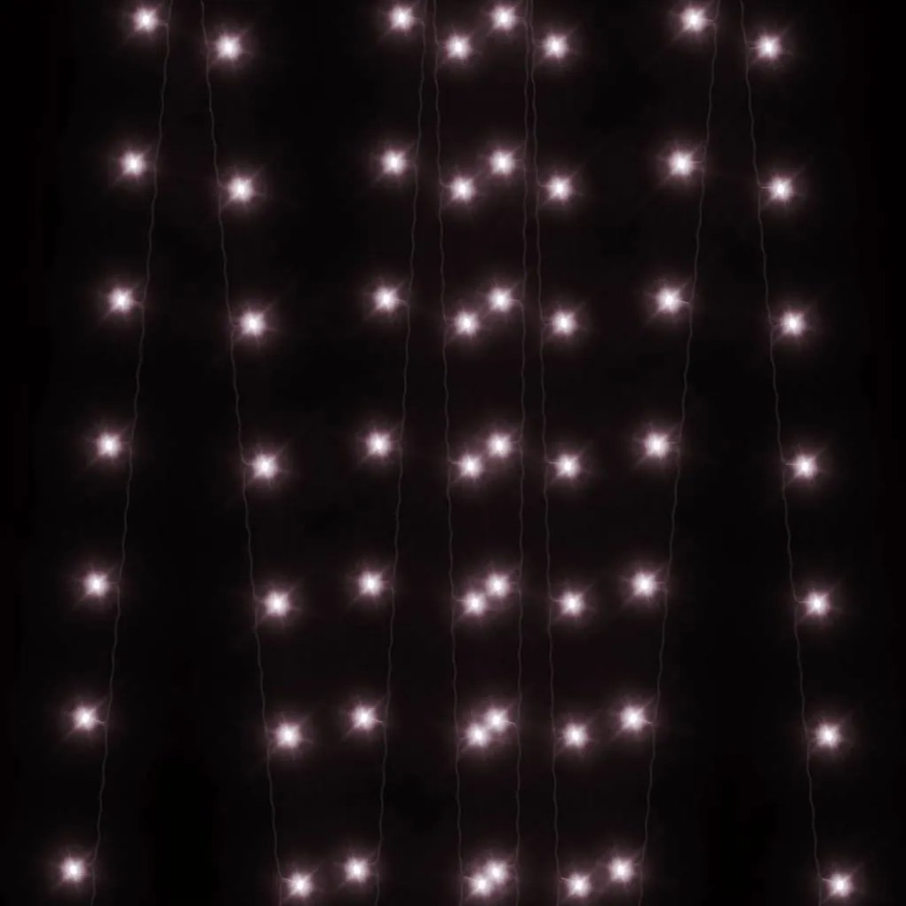 Luzes solares 5pcs 5x200 LED p/ interior/exterior branco quente