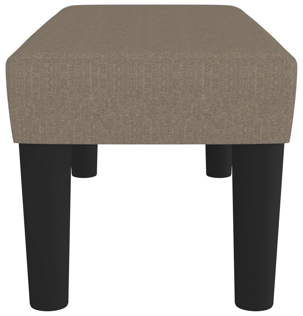 Banco Taupe 70x30x30 cm de Tecido