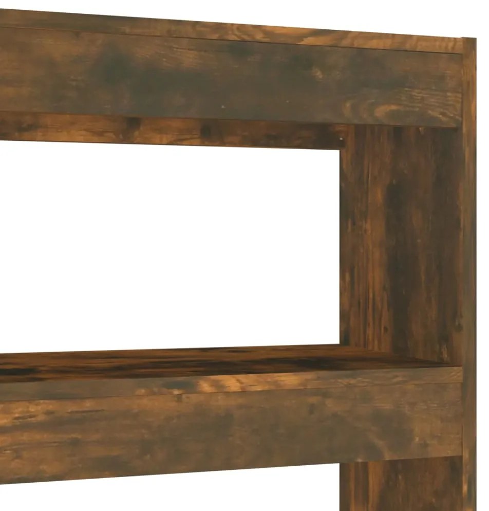 Estante/divisória 100x30x135 cm cor carvalho fumado