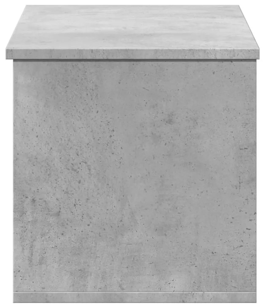 Caixa de arrumação 90x35x35 cm derivados madeira cinza cimento