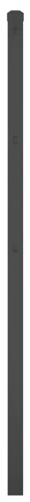 Cabeceira de cama 90 cm metal preto