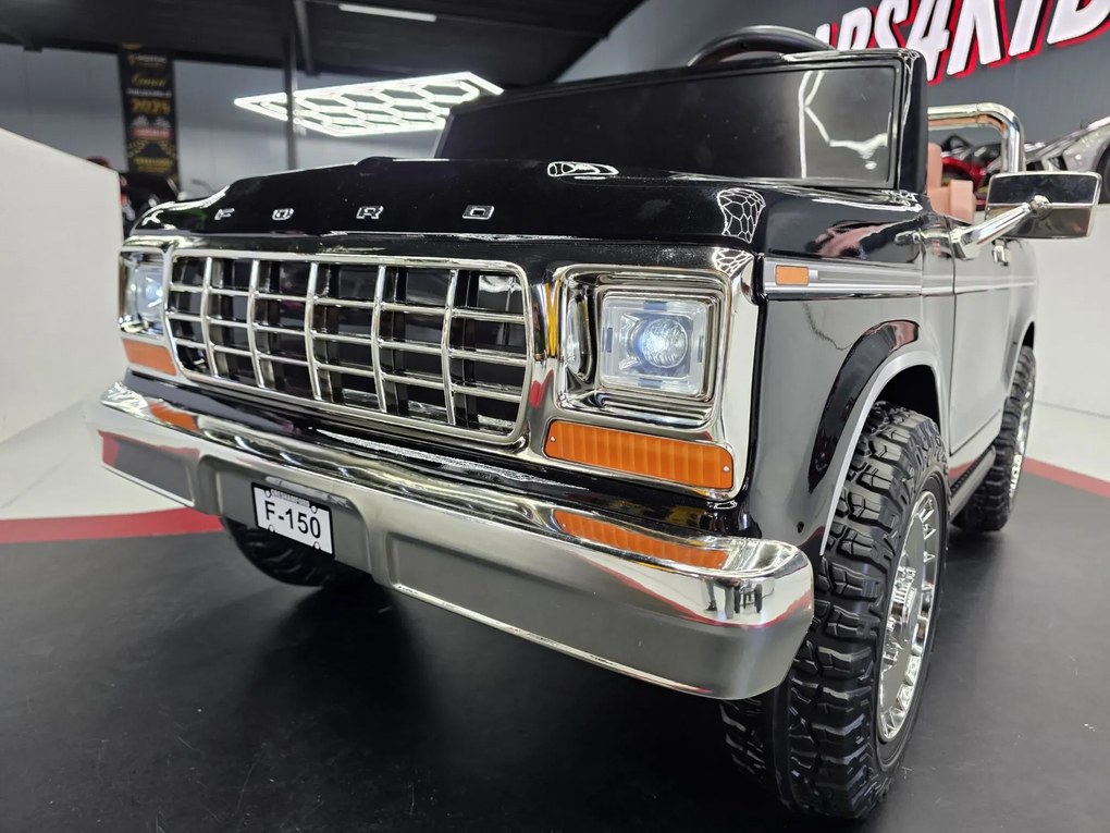Carrinha Infantil bateria 24V Ford F-150 Classica, 2 Lugares, pneus EVA Preta