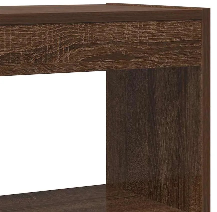 Estante vidaXL Carvalho castanho Madeira engenheirada 100 x 30 x 198 c