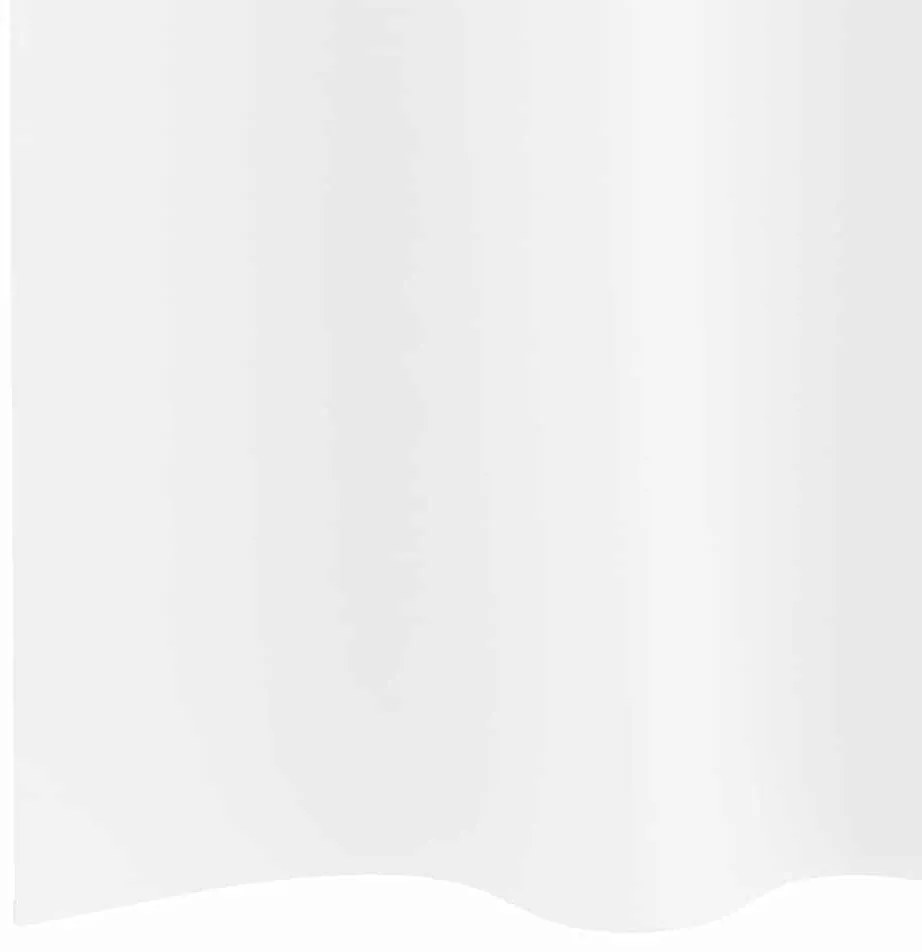 Cortinas com cortinas 2 pcs Branco Puro 245 x 140 cm Poliéster