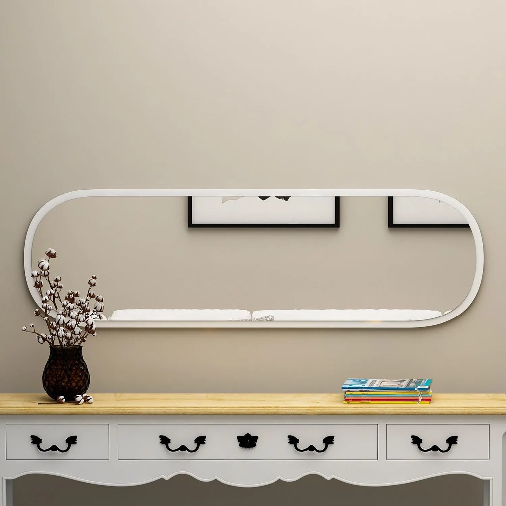 Espelho Magnum – Branco – 40 cm x 120 cm