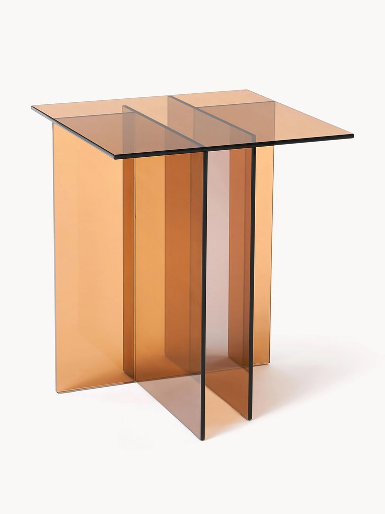 Mesa de apoio em vidro Anouk