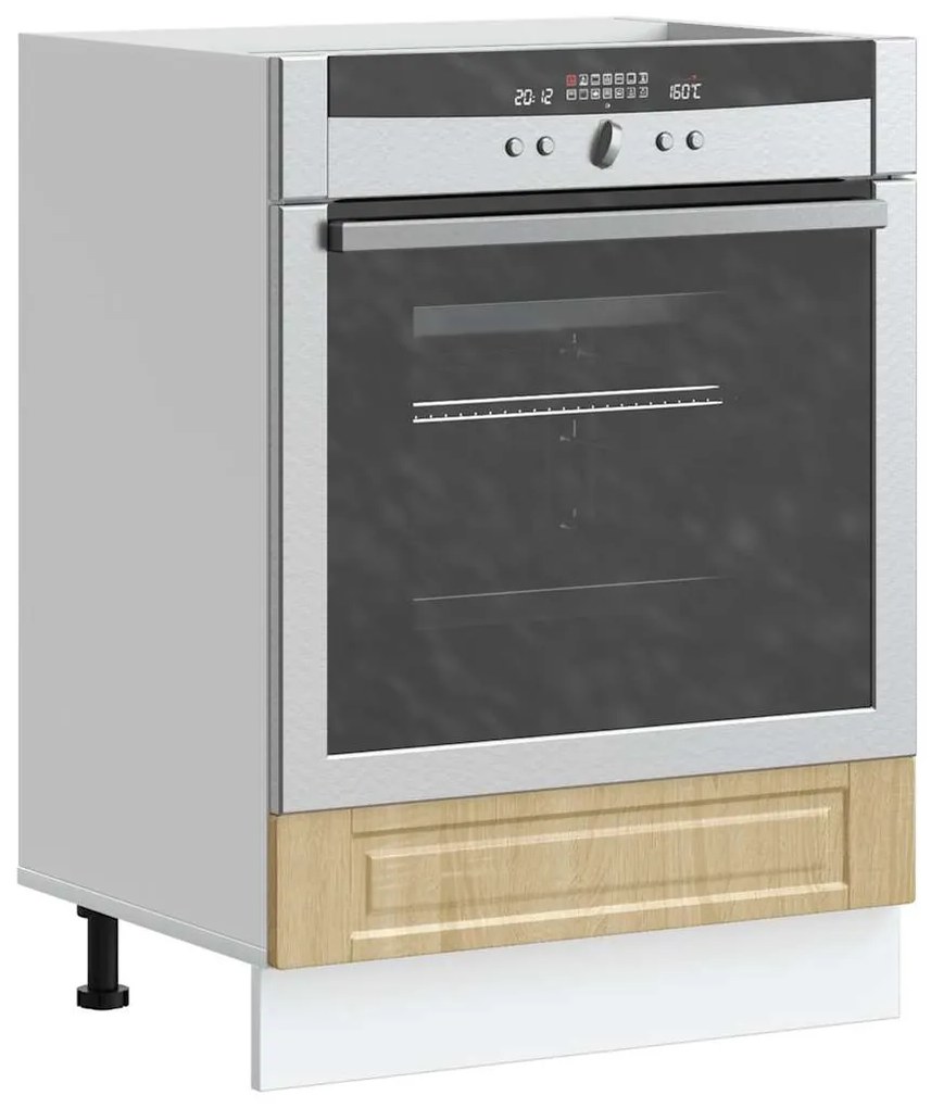 vidaXL Armário forno Porto derivados de madeira carvalho sonoma